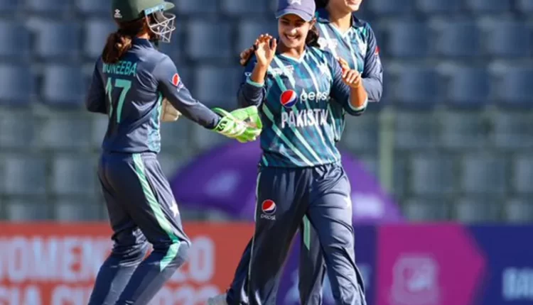 India Women vs Pakistan Women: Pakistan celebrate a wicket