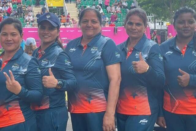 A Maiden Gold For India's Women's Fours Lawn Bowls Team At CWG 2022