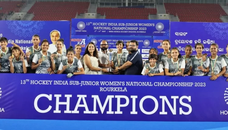 “All our hard work paid off,” says Hockey Haryana Coach after winning 13th Hockey India Sub Junior Women National Championship 2023